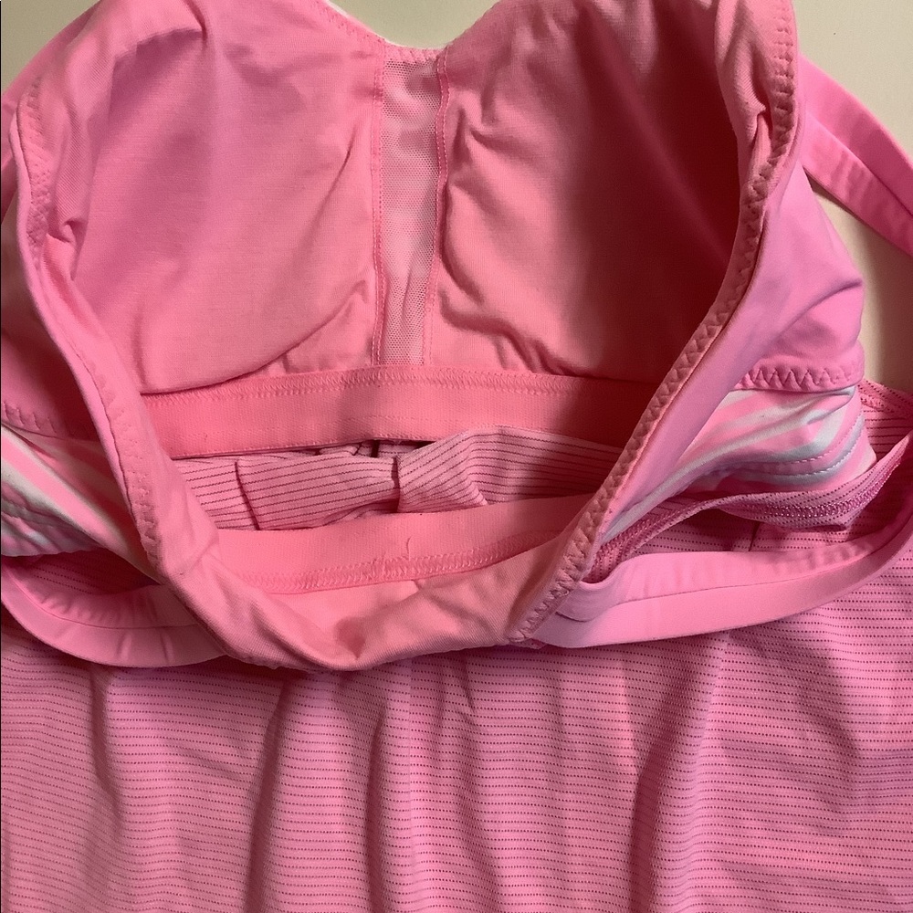Lululemon pink striped tank top size 6 - Picture 3 of 6